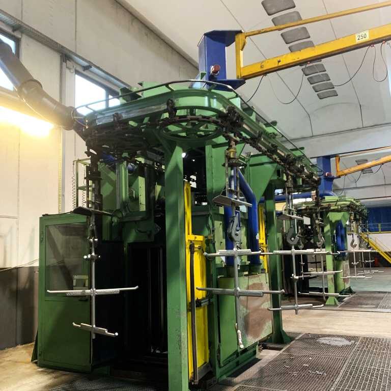 Granigliatrice a carosello usata Banfi Europe SCM9X14