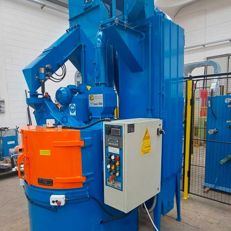 Granigliatrice a turbina CM T10 dopo il revamping