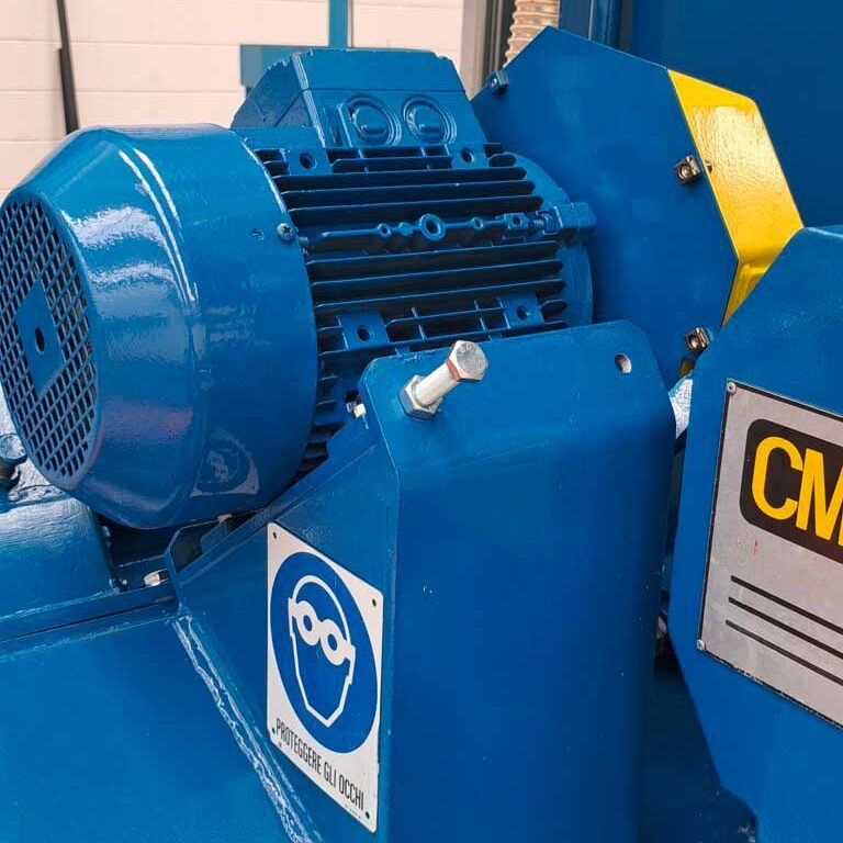 Granigliatrice a turbina CM T10 dopo il revamping