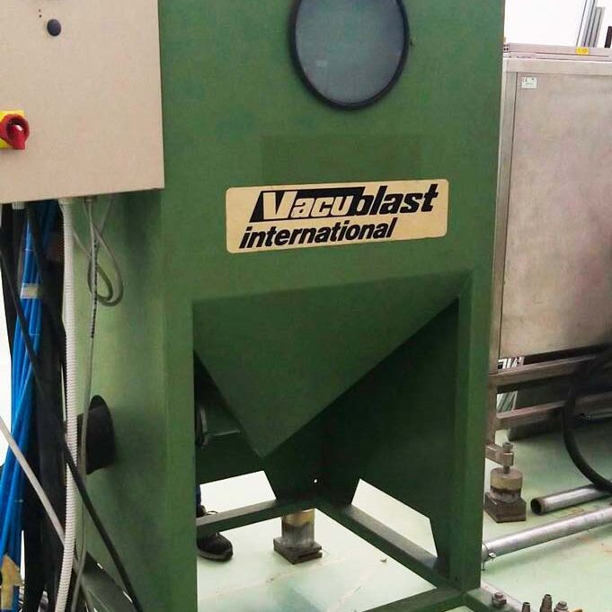 Sabbiatrice Vacublast 12459 prima del revamping