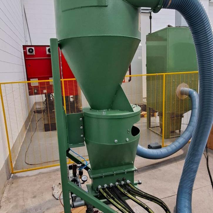 Sabbiatrice Vacublast 12459 dopo il revamping