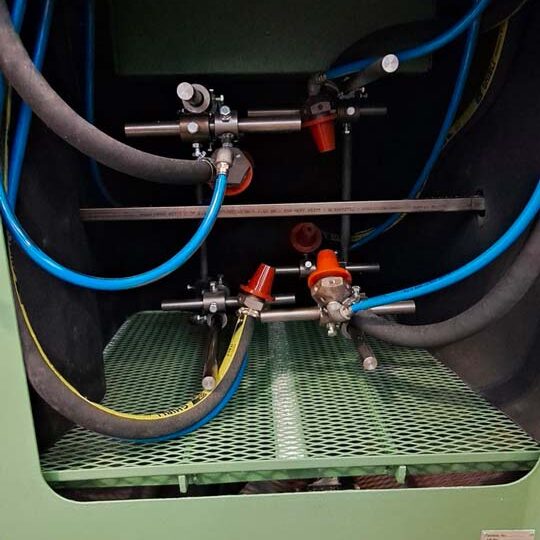 Sabbiatrice Vacublast 12459 dopo il revamping