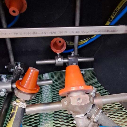 Sabbiatrice Vacublast 12459 dopo il revamping