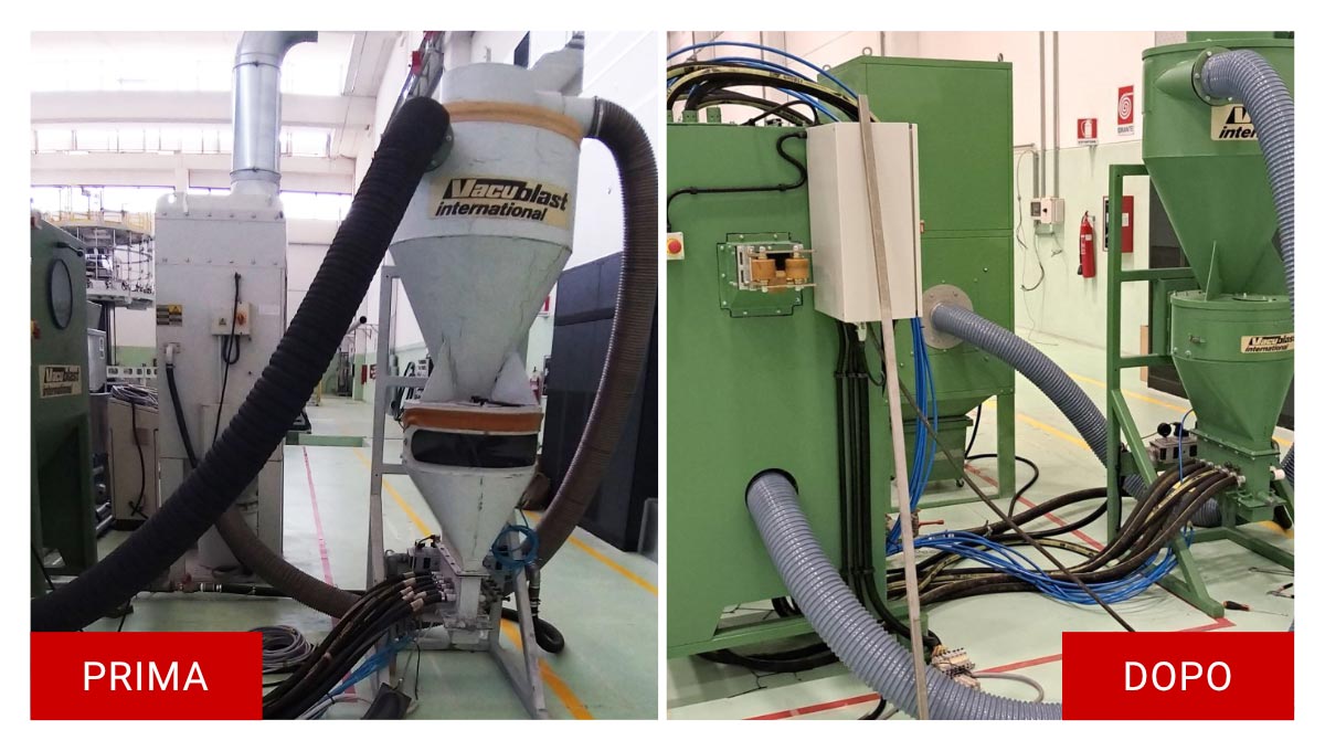 sabbiatrice-vacublast-12459-prima-dopo Sabbiatrice Vacublast 12459 prima e dopo il revamping